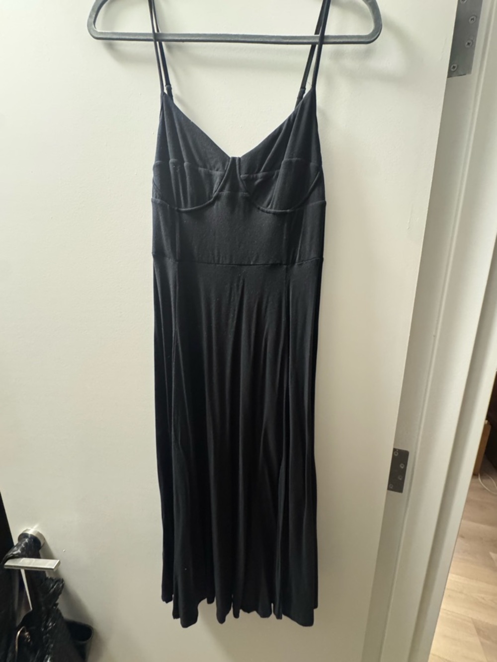 Wilfred Black Midi Slip Dress
